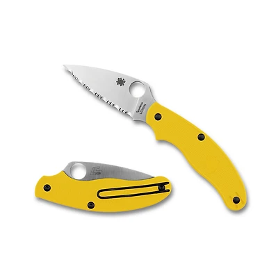 Spyderco UK Penknife Salt FRN Yellow LC200N (C94SYL)