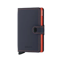 Secrid Miniwallet Matte Night Blue & Orange (MM-Night Blue & Orange)