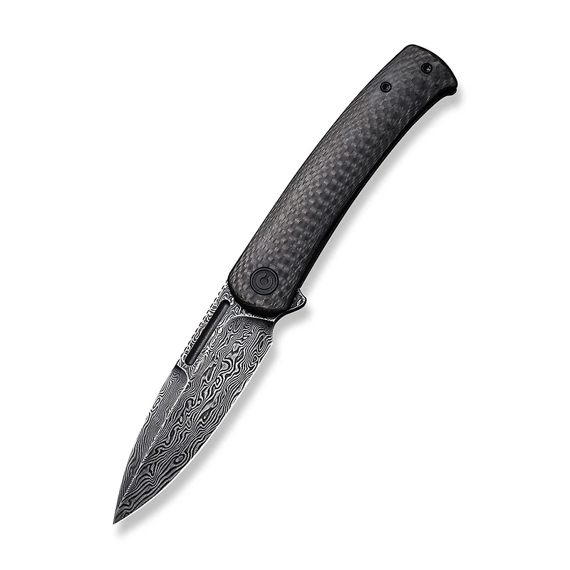 CIVIVI Cetos Twill Carbon Fiber Damascus Clad (C21025B-DS1)