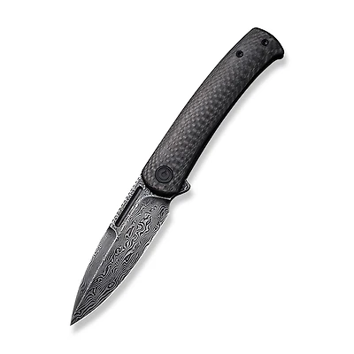 CIVIVI Cetos Twill Carbon Fiber Damascus Clad (C21025B-DS1)