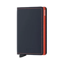 Secrid Slimwallet Matte Night Blue & Orange (SM-Night Blue & Orange)