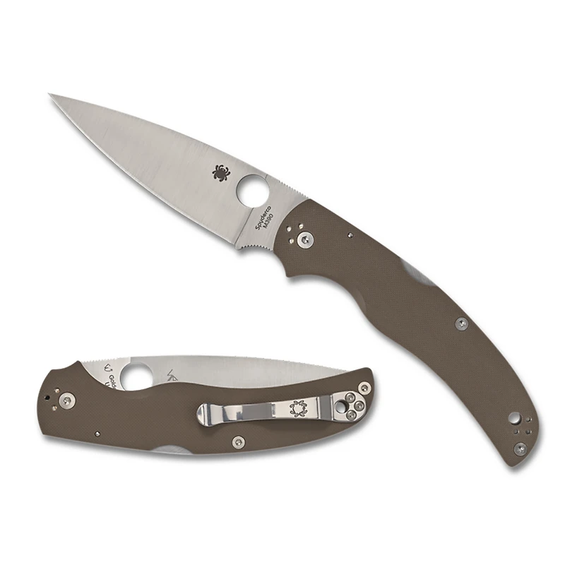 Spyderco Native Chief Sprint Run G-10 Brown (C244GPDBN)