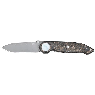 CRKT Limited Edition Pursue Dark Matter FatCarbon Damasteel  (Premium) (4010)