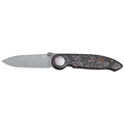 CRKT Limited Edition Pursue Red Dark Matter FatCarbon Damasteel (Premium) (4011)