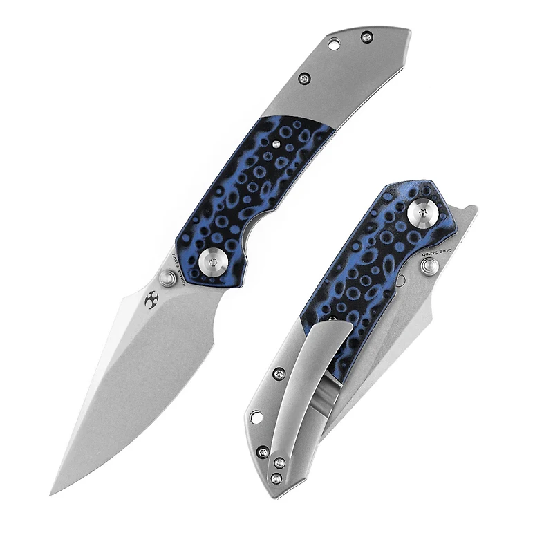 Kansept Fenrir Titanium G10 Black Blue (K1034A3)