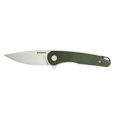 Eikonic Dromas Micarta Olive Green (441SGN)
