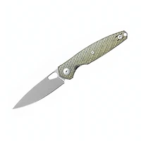 GiantMouse ACE Reo Micarta Green Magnacut (REO-GRN-CANVAS)