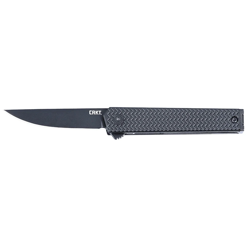 CRKT CEO Microflipper Drop Point Black D2 (7081D2K)