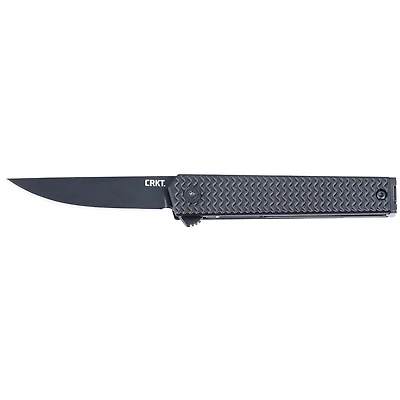 CRKT CEO Microflipper Drop Point Black D2 (7081D2K)