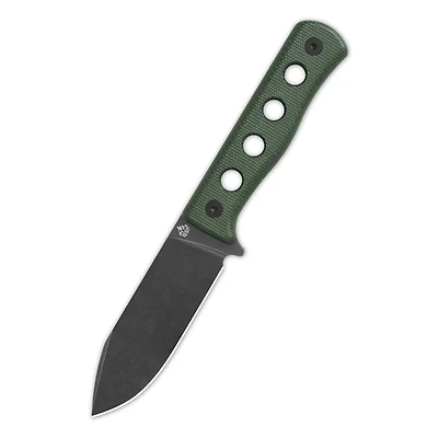 QSP Canary Black Stonewashed Micarta Green (QS155-C2)