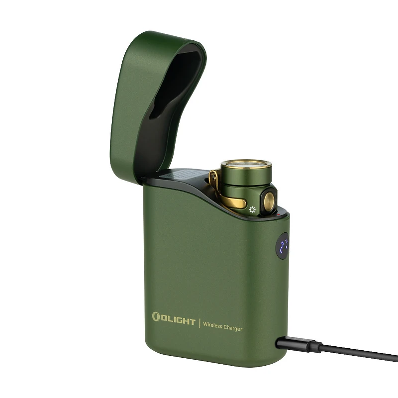 Olight Baton 4 EDC Flashlight 1300 Lumens Green (O-BATON4KIT-ODG-CA)
