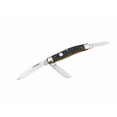 Boker Manufaktur Traditional Series 2.0 Stockman Jigged Black Bone (110856)
