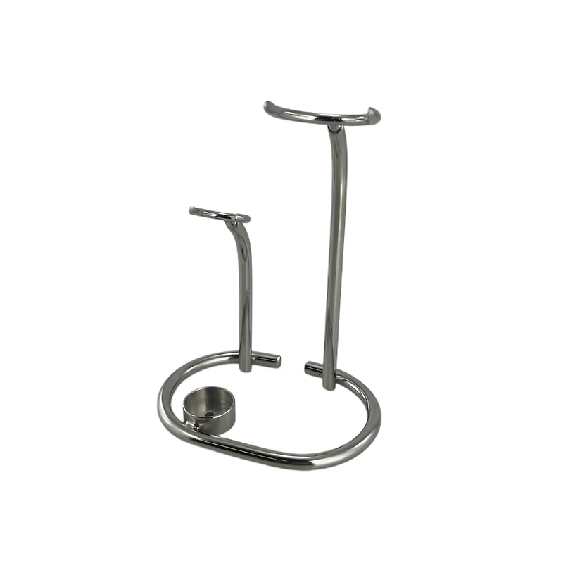 Ice Metal Stand Oval Base Chrome (IST-CHR2;FB004)