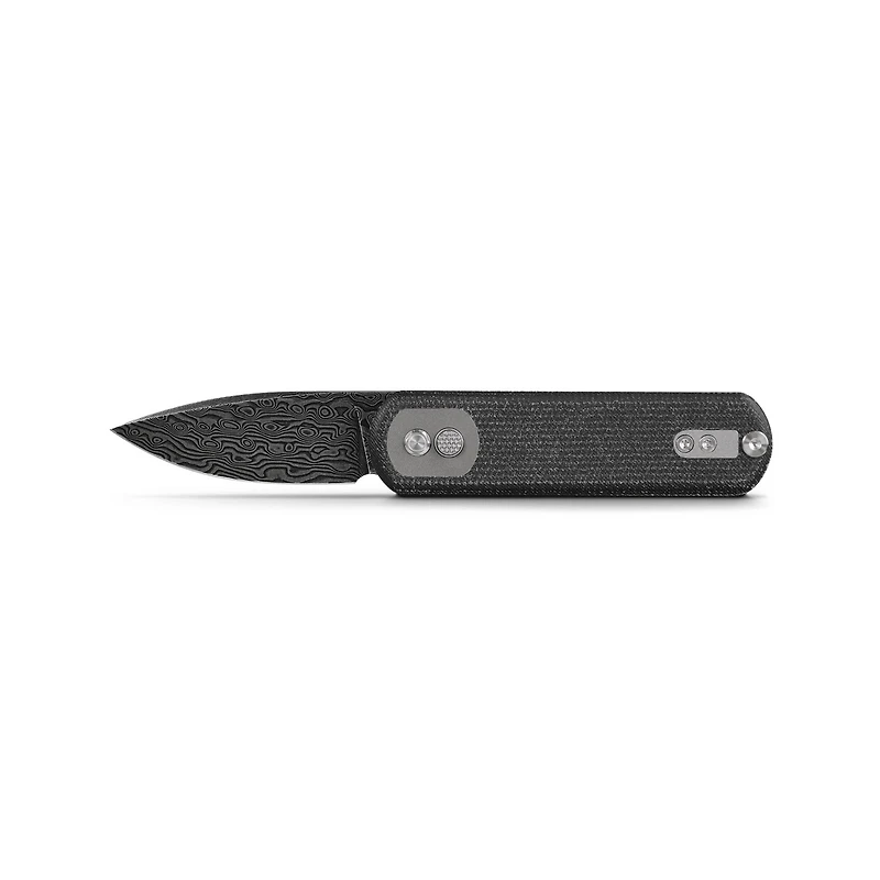 Vosteed Corgi Pup Damascus Micarta Black (A0722)