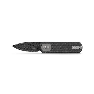 Vosteed Corgi Pup Damascus Micarta Black (A0722)