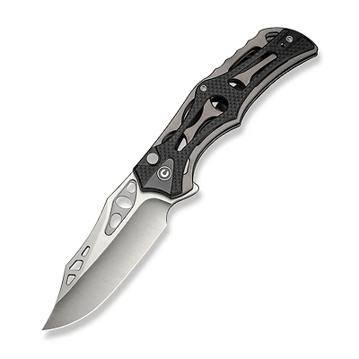 CIVIVI Biophase Grey Alum with Black Coarse G10 (C23083C-3)