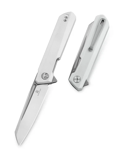 Bestech Dundee Sheepfoot Satin PVD G10 White (BMK09C)