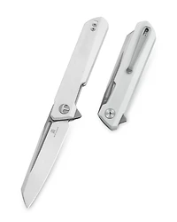 Bestech Dundee Sheepfoot Satin PVD G10 White (BMK09C)