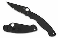 Spyderco Military 2 Black Blade G10 Black Serrated (C36GSBK2)