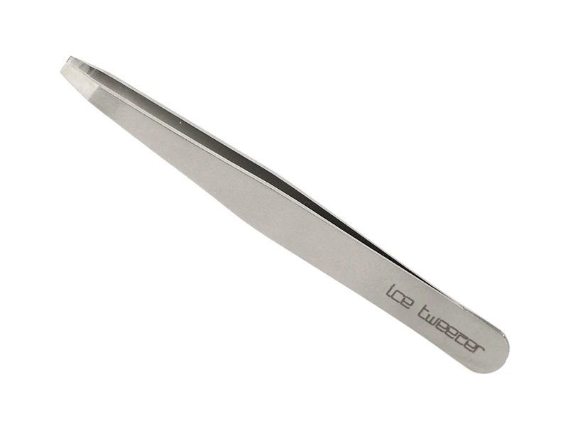Rubis Ice Straight Tweezer - Stainless Steel (1K302-CD)