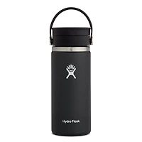 Hydro Flask Wide Mouth Flex-Sip Black 16oz (W16BCX001)