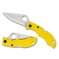 Spyderco Ladybug 3 Salt Yellow FRN Plain Edge (LYLP3)
