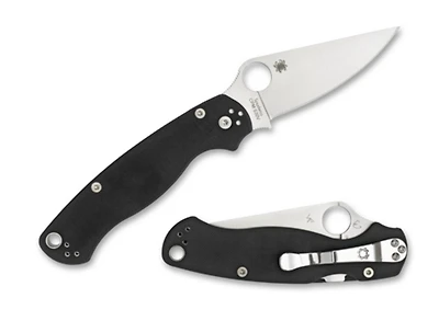 Spyderco Para Military 2 Left Handed Black G10 (C81GPLE2)