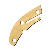 Flytanium Spyderco Delica Brass Backspacer (FLY-0651)