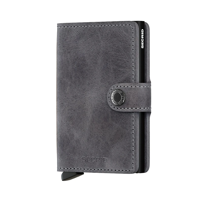 Secrid Miniwallet Vinage Grey Black (MV-Grey-Black)