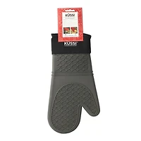 Kussi Silicone Oven Mitt Removable Liner Slate (KUSSMSL-1)