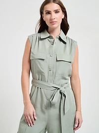 Tencel Utility Jumpsuit