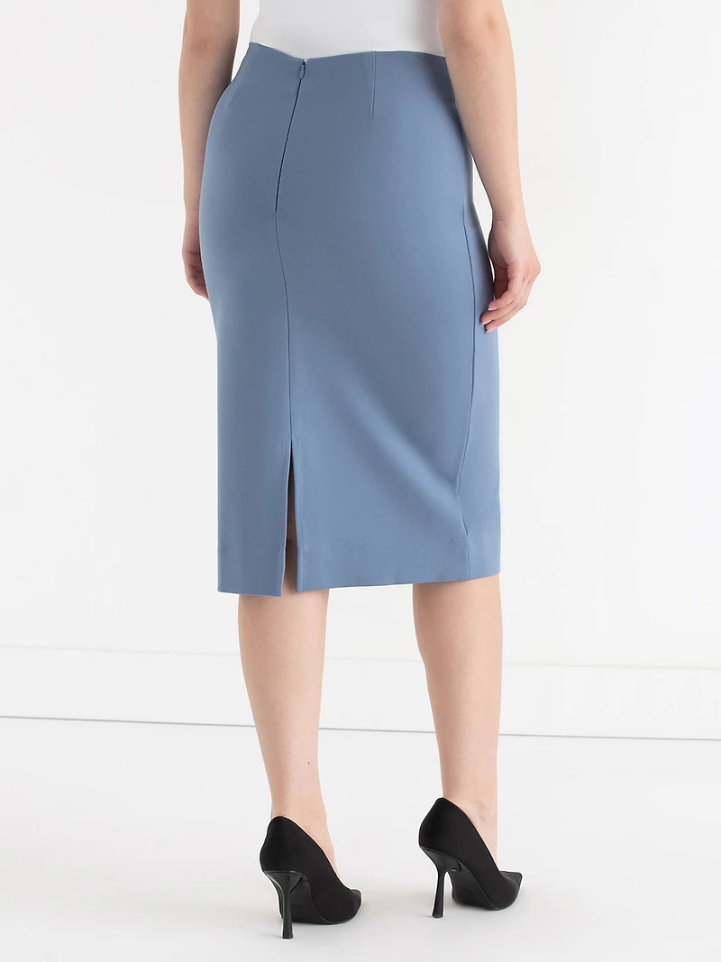 Luxe Ponte Pencil Skirt