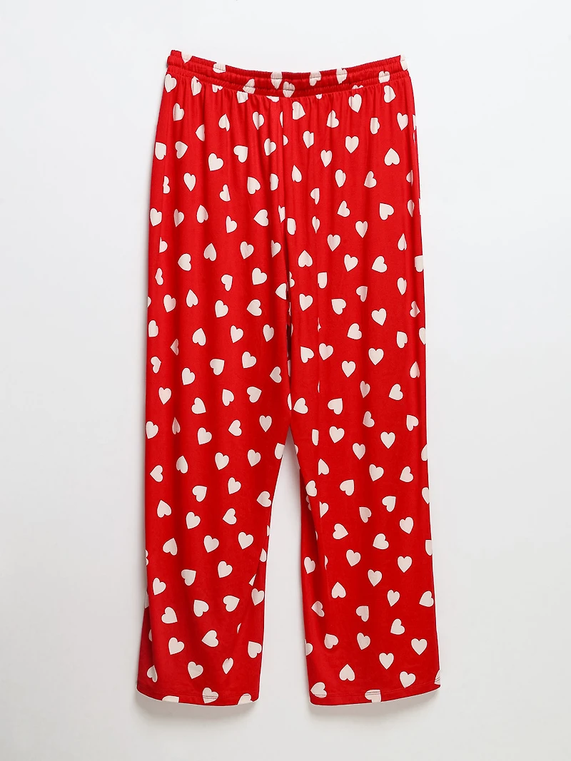 Crew Neck T-Shirt with Pants Sleepset