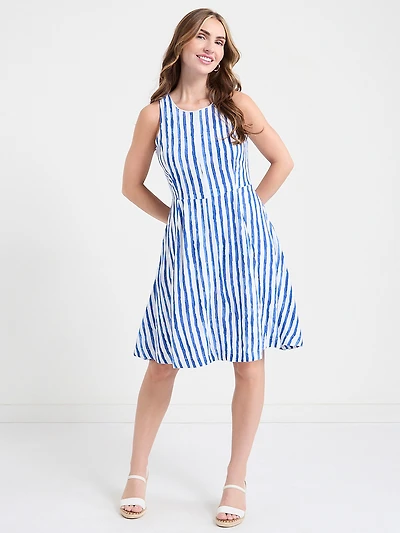 Linen Blend Dress