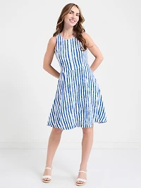 Linen Blend Dress