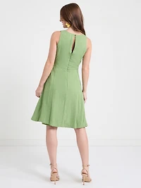 Linen Blend Dress