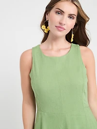 Linen Blend Dress
