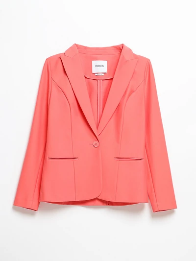 Oxford Classic Suit Blazer Luxe Ponte Dusty Cedar