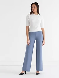 Paulie Trouser Luxe Ponte Fiery Red