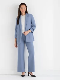 Paulie Trouser Luxe Ponte Fiery Red