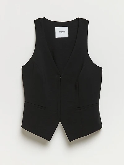 Fitted Vest Black
