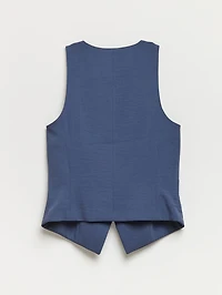Fitted Vest Crown Blue