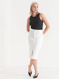 Denim Midi Skirt Sugar Swizzle