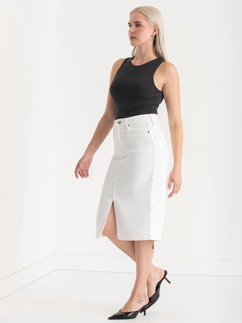 Denim Midi Skirt Sugar Swizzle