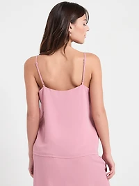 Ruffle Cami Blouse Lilas