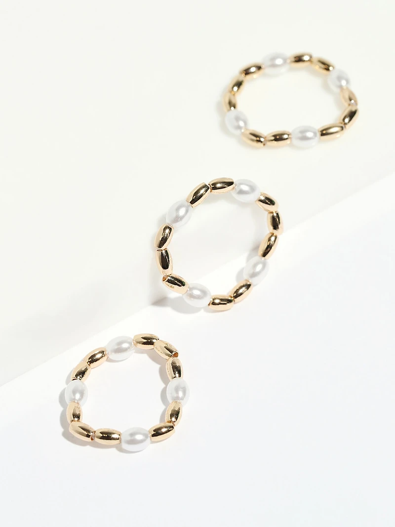 Triple Strand Ring