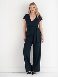 Venus Wide-Leg Jumpsuit Iconic Crepe Salute