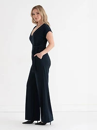 Venus Wide-Leg Jumpsuit Iconic Crepe Salute