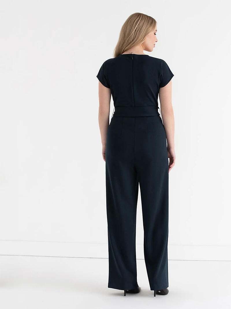 Venus Wide-Leg Jumpsuit Iconic Crepe Salute