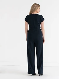 Venus Wide-Leg Jumpsuit Iconic Crepe Salute